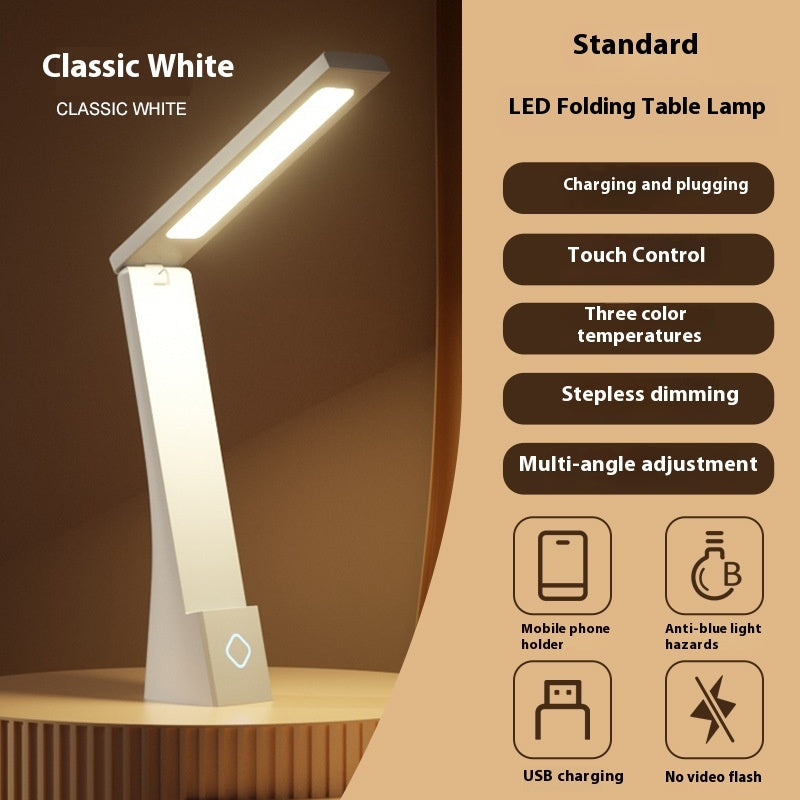 Folding LED Desk Lamp With Eye Protection