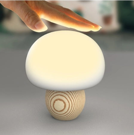 Silicone LED Mushroom Night Lamp