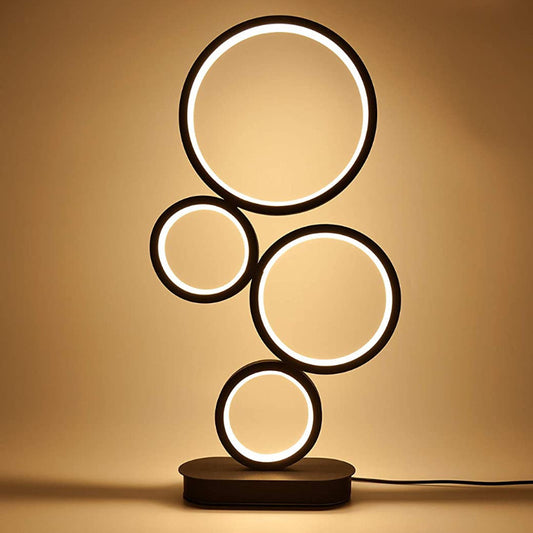 Circle Design Shelf Desk Lamp