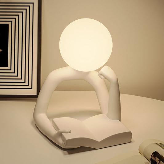 Modern Reading Man Artistic Table Lamp