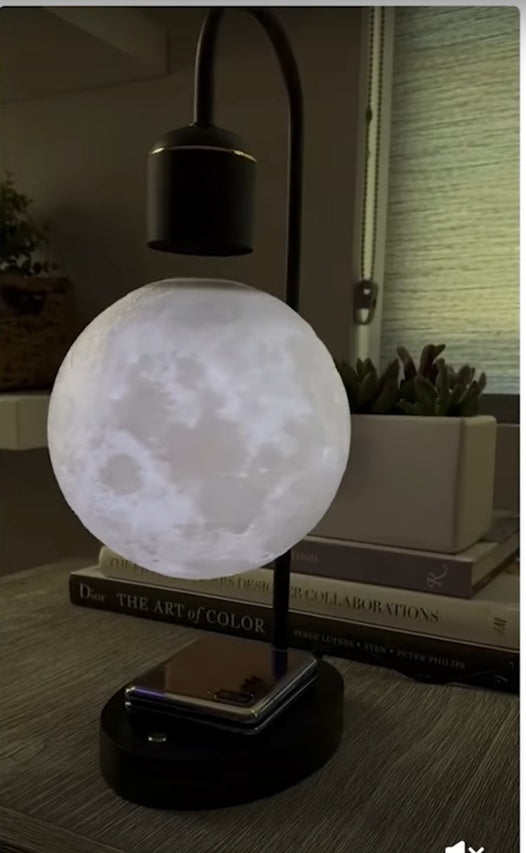 Levitating Moon Table Lamp