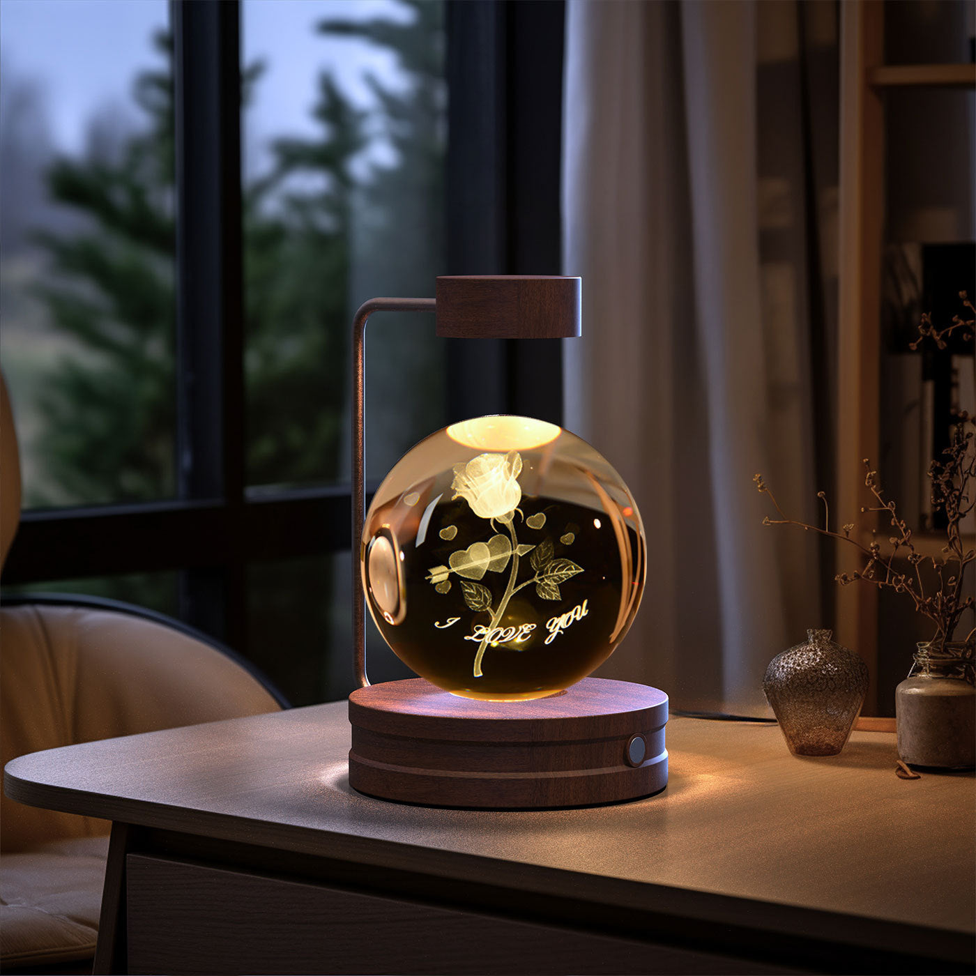 Crystal Ball LED Night Light