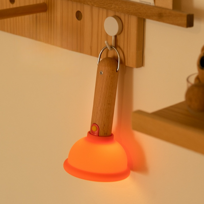 Plunger Portable Light Creative Silicone Wall Lamp